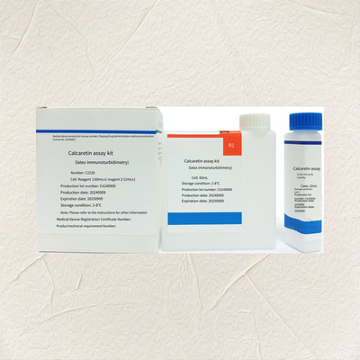 Cal Latex Immunoturbidimetrie IVD kwantitatieve bepaling van calprotectine in ontlasting