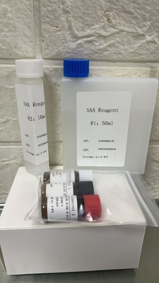 Precieze kwantificatie van meerdere biomarkers in verschillende monsters Immunoturbidimetrische analyse Serum Amyloïde A SAA-testkit