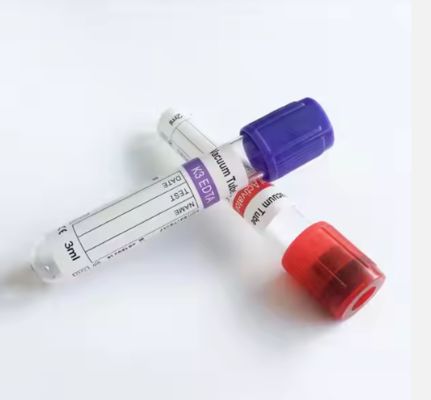 EENmalige vacuümbloedverzamelbuizen EDTA K2 EDTA K3 Vacutainer