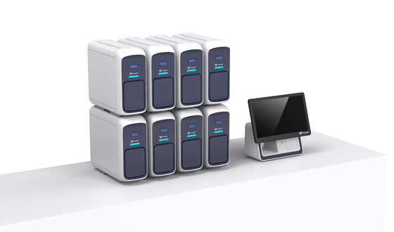 Real-time PCR-systeem voor detectie van respiratoire pathogenen SARS CoV 2 FluA FluB RSV HAdV MP Assay Machine