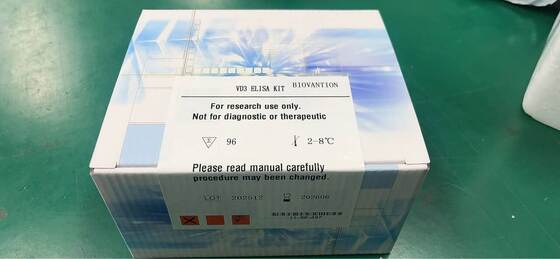 Vitamin D3 Elisa Kit with 96 Tests and 2-3 Hours Assay Time for High Sensitivity Research Use