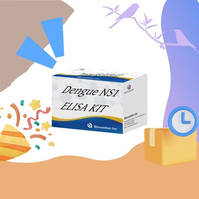 18 maanden houdbaarheid Dengue IgM ELISA testkit met hoge gevoeligheid en 96 testen/kit voor laboratoriumdiagnostiek in ziekenhuizen