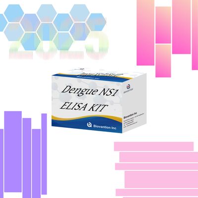 18 maanden houdbaarheid Dengue IgM ELISA testkit met hoge gevoeligheid en 96 testen/kit voor laboratoriumdiagnostiek in ziekenhuizen