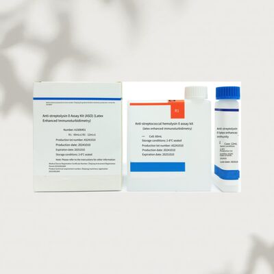 Hooggevoelig ASO-reagens met 96 tests met behulp van latex-immunoturbidimetrische methode voor nauwkeurige diagnose