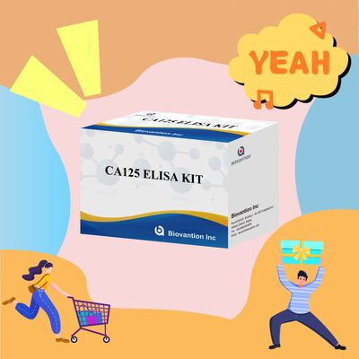 Hooggevoelige CA125 ELISA-testkit met 96 tests en 1 uur testtijd voor een nauwkeurige diagnose van kanker