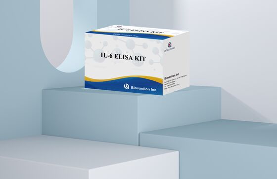 IL-6 Interleukine-6 Humane ELISA Kit met 99% Nauwkeurigheid, 24 Maanden Houdbaarheid en 96 Tests/Kit
