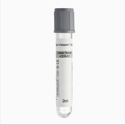 Siny medisch natriumfluoride + EDTA-K2 niet-vacuümbloedverzamelbuizen