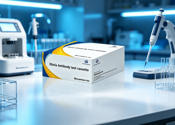 Snelle, nauwkeurige, kosteneffectieve en aanpasbare ebolavirusantigen snelle teststrips Niet-machinaal werkbaar met colloïdale goudmethode