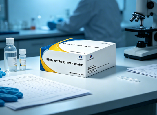 Ebola-virus Rapid Test Kit Colloïdale goud Ebola-antigeen IgM-antilichaam Diagnostische test cassette voor ziekenhuislaboratorium noodonderzoek