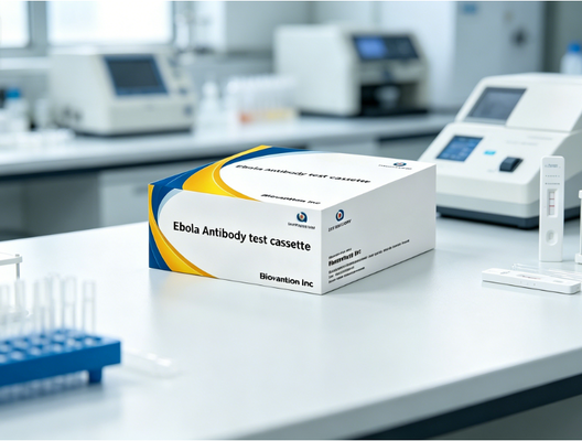 Ebola Virus Antigeen Sneltest Kit Colloïdaal Goud 25 Tests Volbloed Serum Plasma